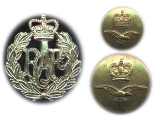 Queens Anodised Cap Badge